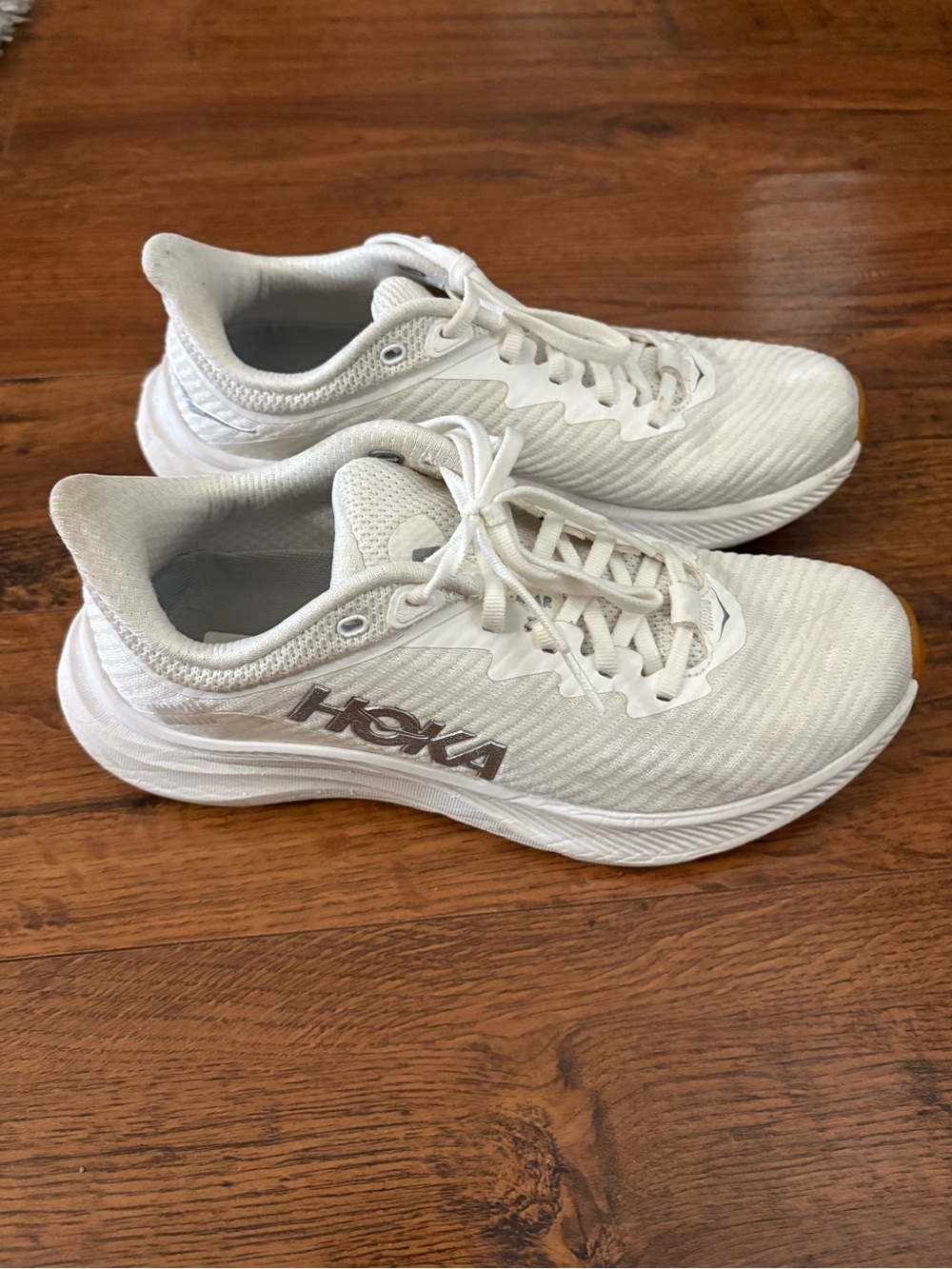 HOKA Solimar Women’s 7B White Running Walking Shoes 1123075